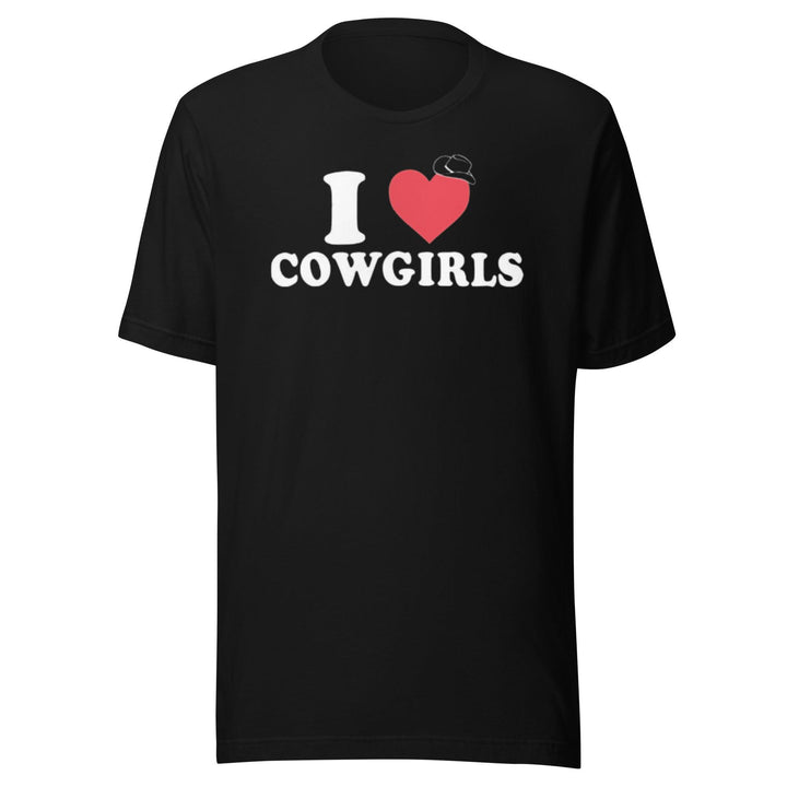 I Love Cowgirls Top Koala Sofstyle 100% Cotton Unisex Tee - TopKoalaTee