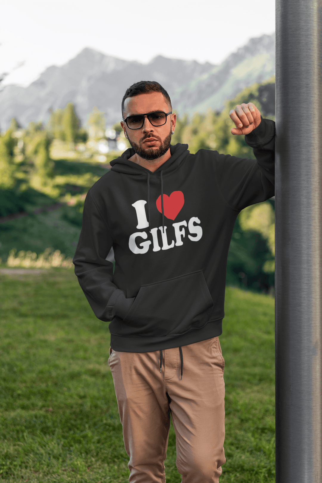 I Love Gilfs Hoodie Top Koala Softstyle Blended Cotton Pullover - TopKoalaTee