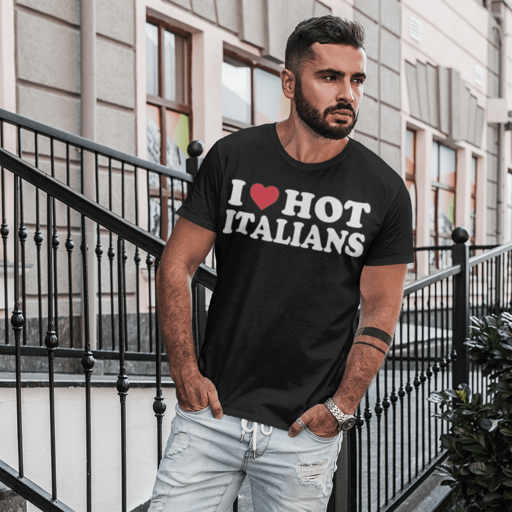 I Love Hot Italians Top Koala Short Sleeve Sofstyle Unisex Tee - TopKoalaTee