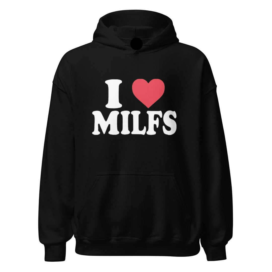 I Love Milfs Hoodie Blended Ultra Soft Cotton Midweight Pullover - TopKoalaTee