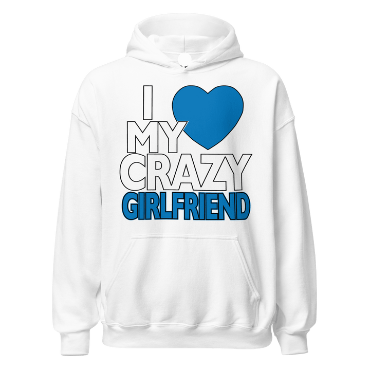 I Love My Crazy Boyfriend/Girlfriend Couples Hoodie Set Ultra Soft Blended Cotton Unisex Pullovers - TopKoalaTee