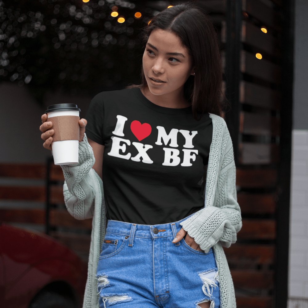 I Love My EX BF T-shirt Top Koala Sofstyle Unisex Tee - TopKoalaTee