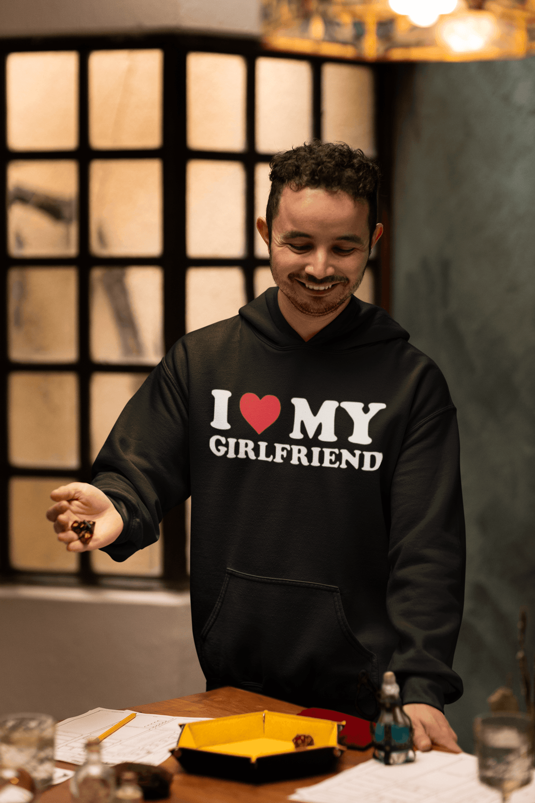 I Love My Girlfriend Ultra Soft Blended Cotton Midweight Unisex Pullover - TopKoalaTee