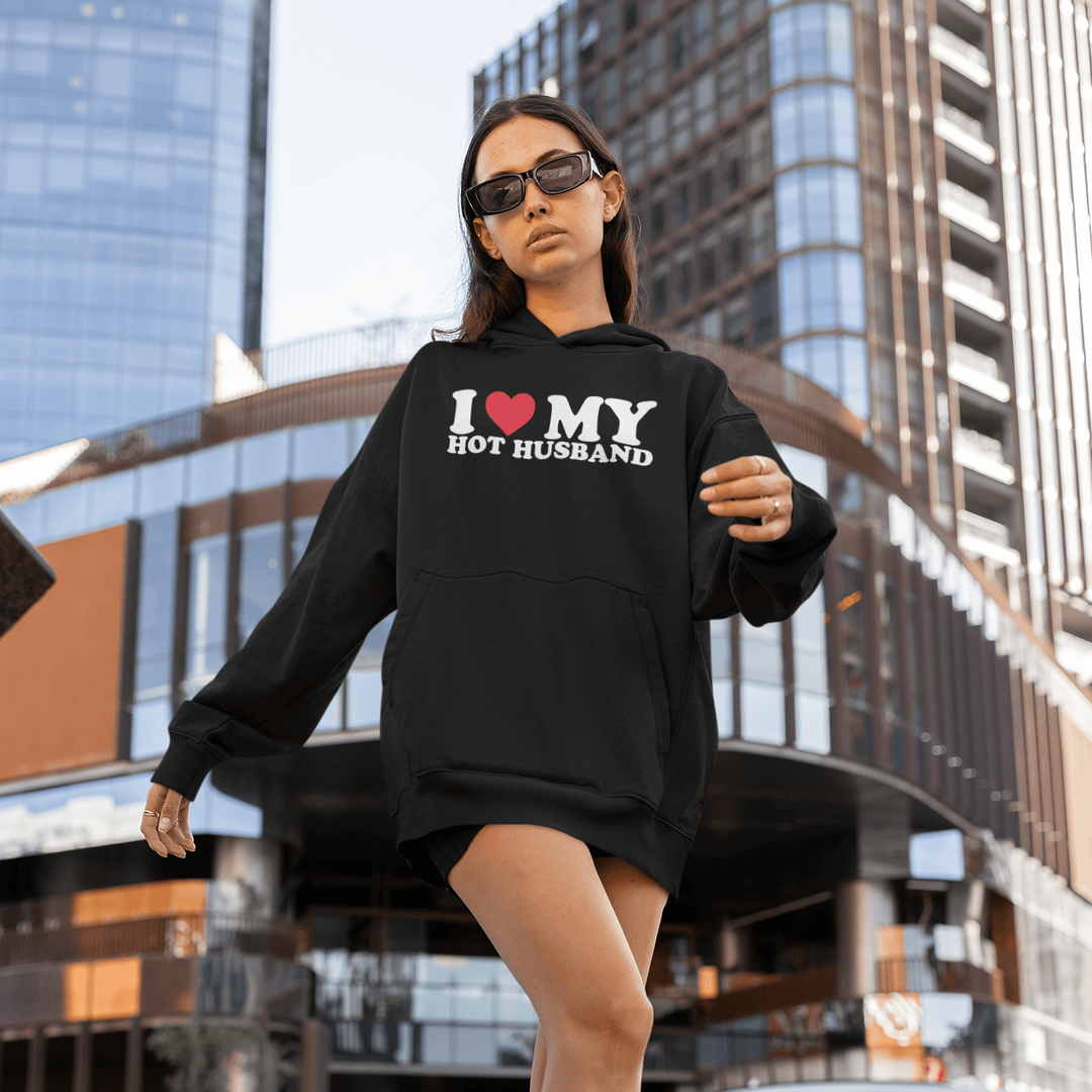 I Love My Hot Husband Top Koala Heavy Blend Cotton Blend Pullover - TopKoalaTee