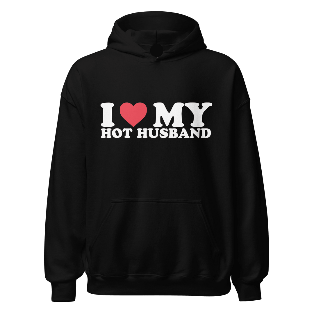 I Love My Hot Wife/Hot Husband Relationship Hoodie Set Blended Cotton Ultra Soft Pullover - TopKoalaTee