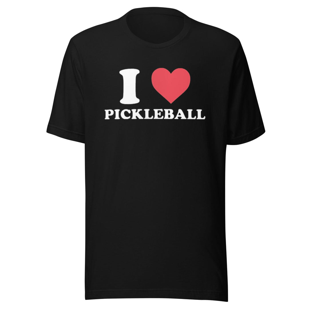 I Love Pickleball T-shirt Top Koala Sofstyle Short Sleeve Unisex Tee - TopKoalaTee