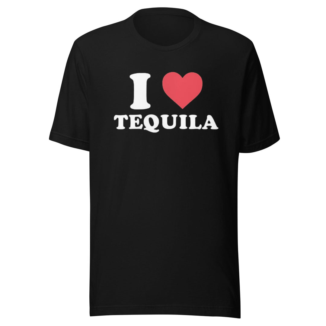 I Love Tequila Short Sleeve 100% Cotton Unisex Crew Neck Top - TopKoalaTee