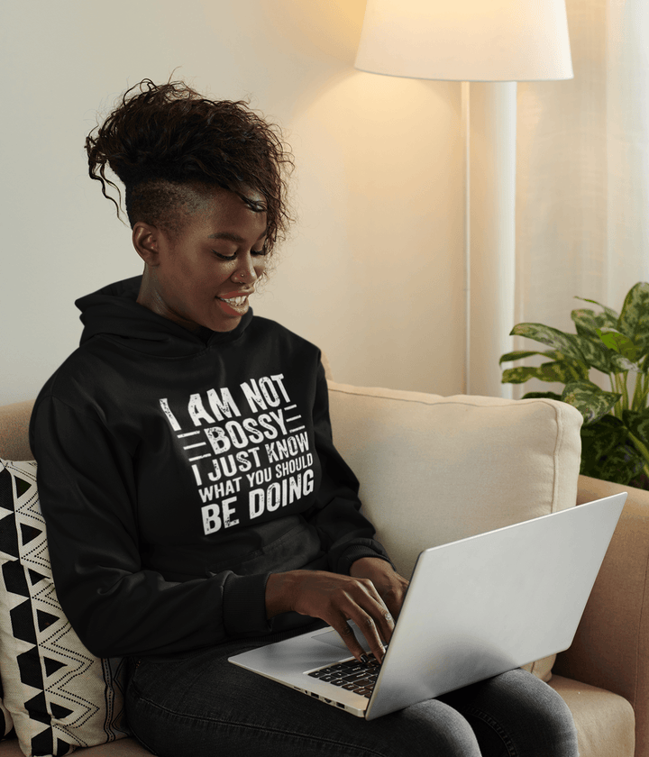 I'm Not Bossy I Just Know What I am Doing Midweight Blended Cotton Pullover - TopKoalaTee