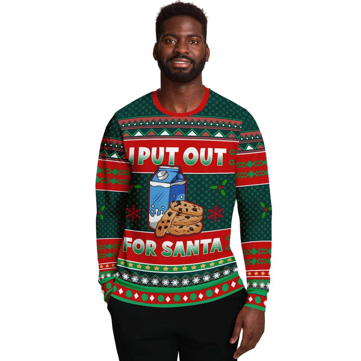 I put out for Santa Unisex Ugly Christmas Sweatshirt - TopKoalaTee