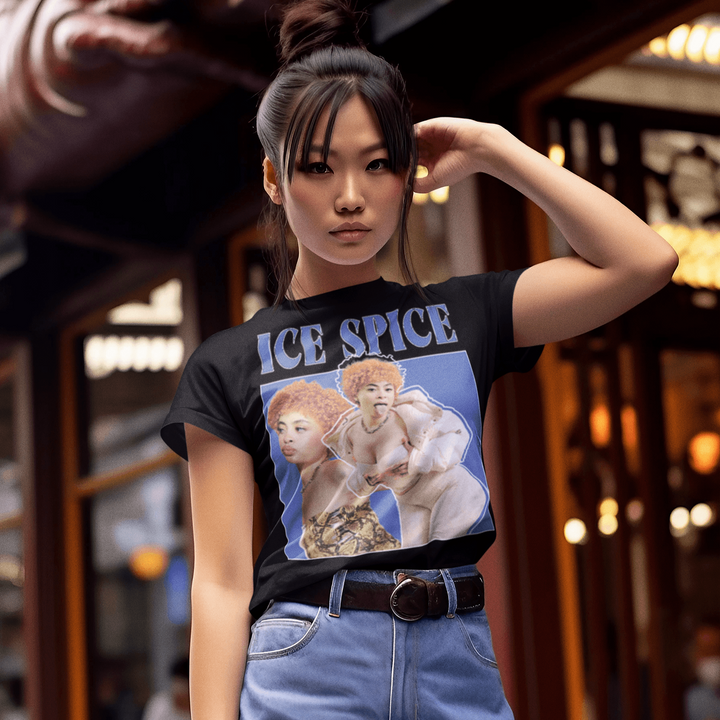 Cotton Short Sleeve shirt Top Kola Softstyle Ice Using Her Spice Unisex Tee - TopKoalaTee