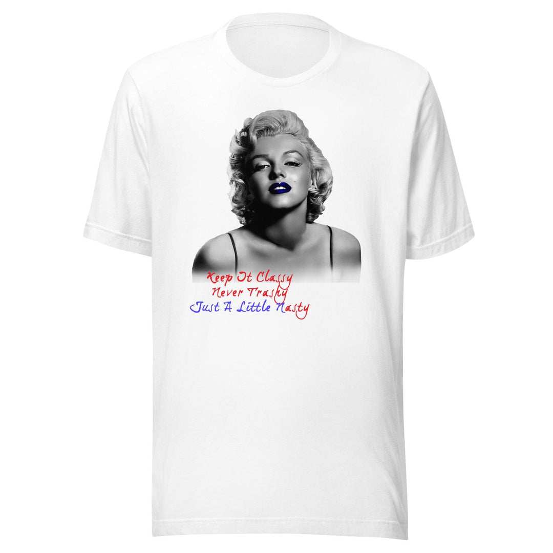 Iconic 50's Pin Up Girl Soft Style T-shirt Keep It Classy Top Koala Unisex Tee - TopKoalaTee