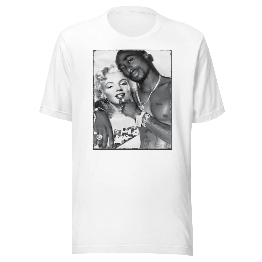 Iconic T-shirt Famous 50's Star Portrait With Decease Rap Artist Short Sleeve Crewneck Ultra Soft Top - TopKoalaTee