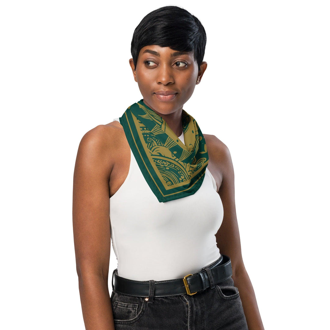 Identical Gold Sun's Luxury Neck Scarf Bandana Top Koala Tee - TopKoalaTee