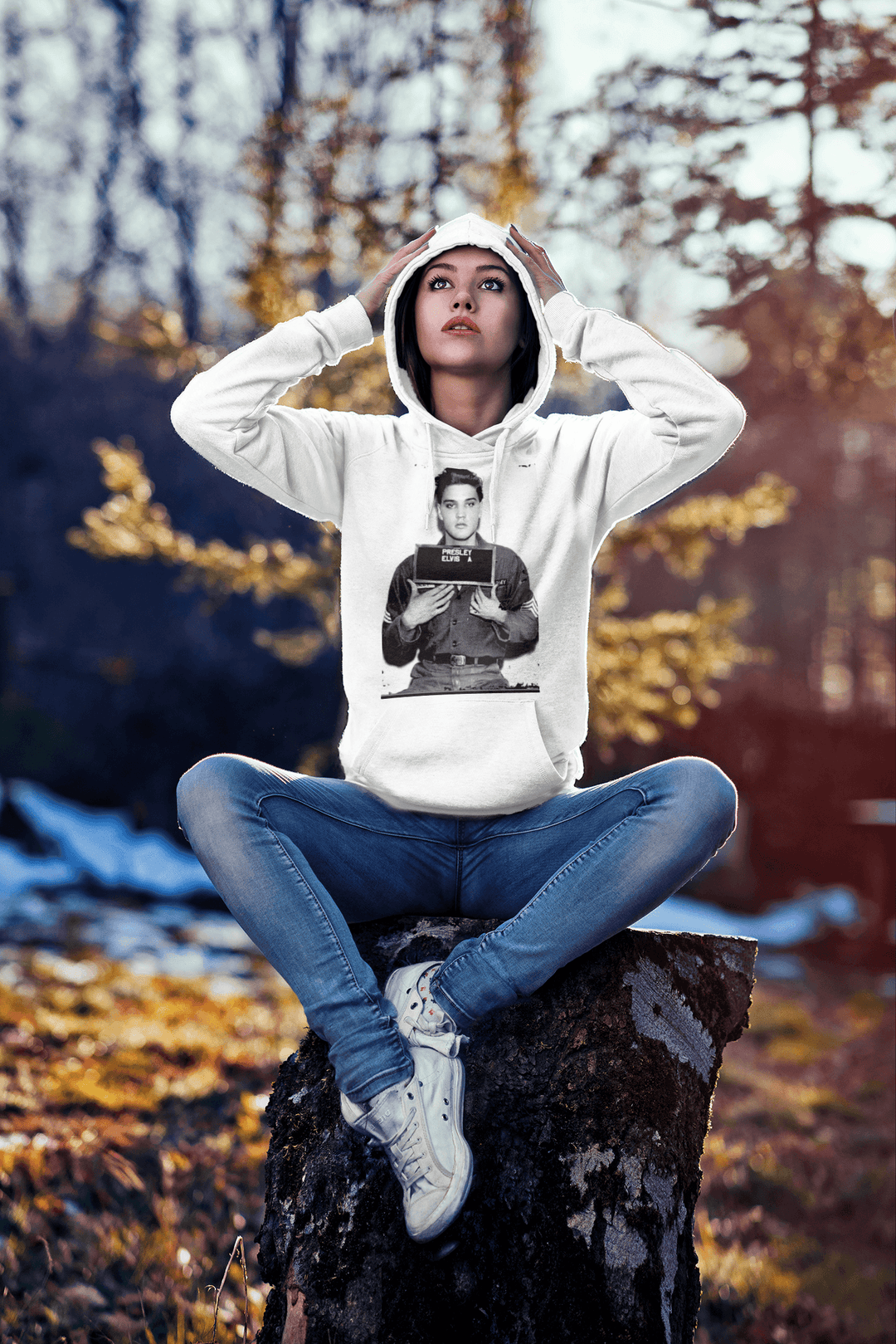 Infamous 60's Icon Mugshot Top Koala Blended Cotton Pullover - TopKoalaTee