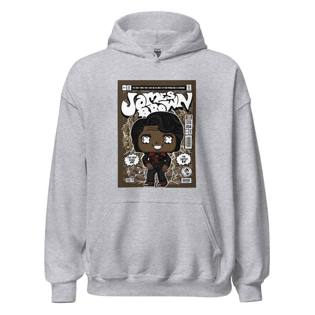 James Brown Hoodie Pop Culture Blended Cotton Unisex Hoodie - TopKoalaTee
