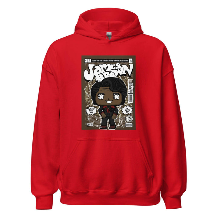 James Brown Hoodie Pop Culture Blended Cotton Unisex Hoodie - TopKoalaTee
