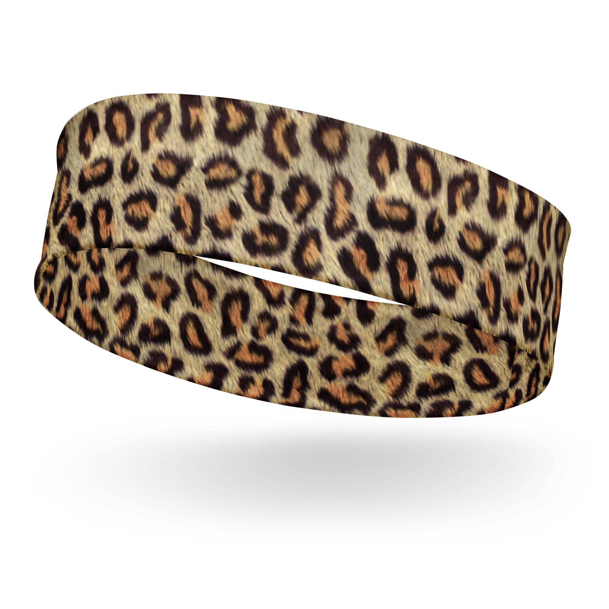 Leopard Skin Print Quick Dry Stretch Headband - TopKoalaTee