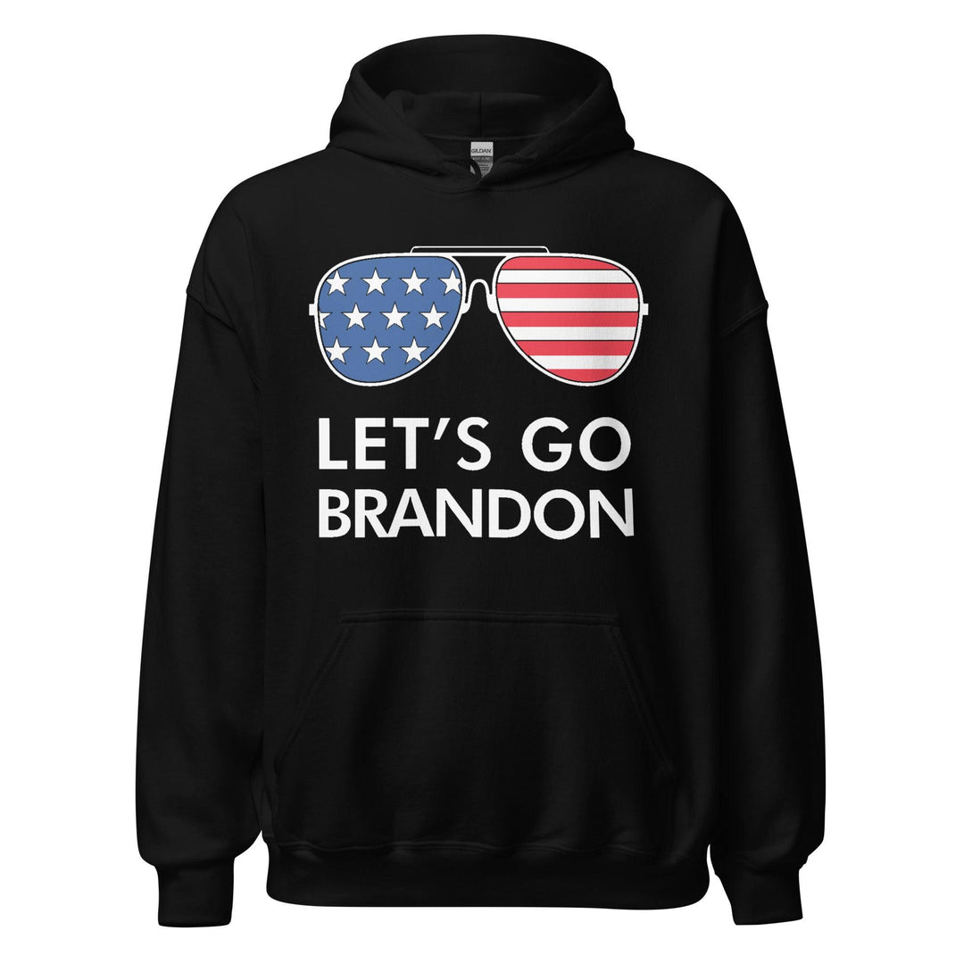 Let's Go Brandon Patriotic Sunglasses Top Koala Tee Unisex Hoodie - TopKoalaTee