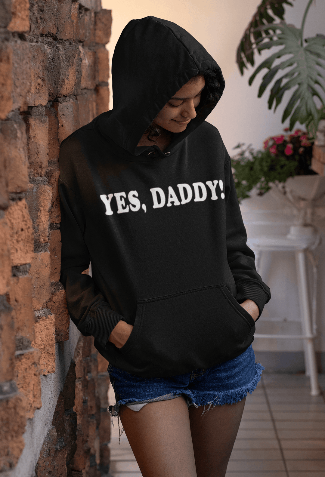 Midweight Blended Cotton Hoodie Yes Daddy Top Koala Soft Style Pullover - TopKoalaTee