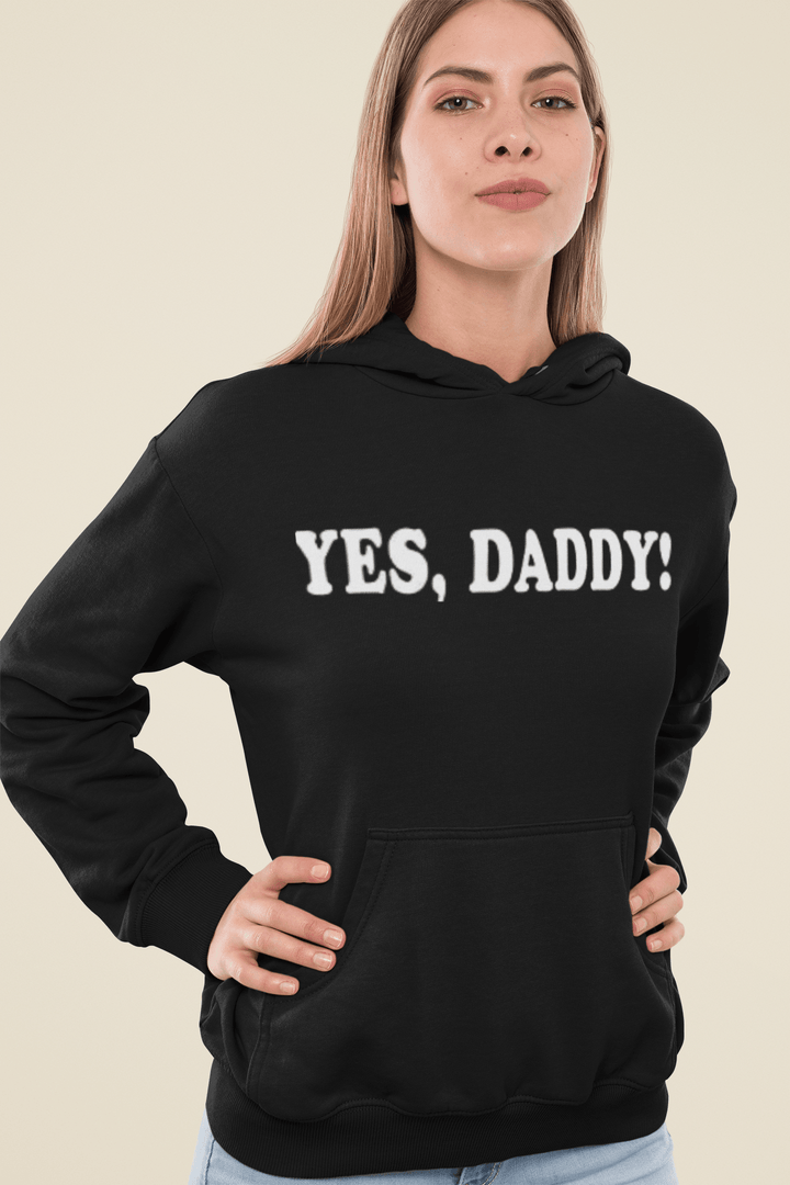 Midweight Blended Cotton Hoodie Yes Daddy Top Koala Soft Style Pullover - TopKoalaTee