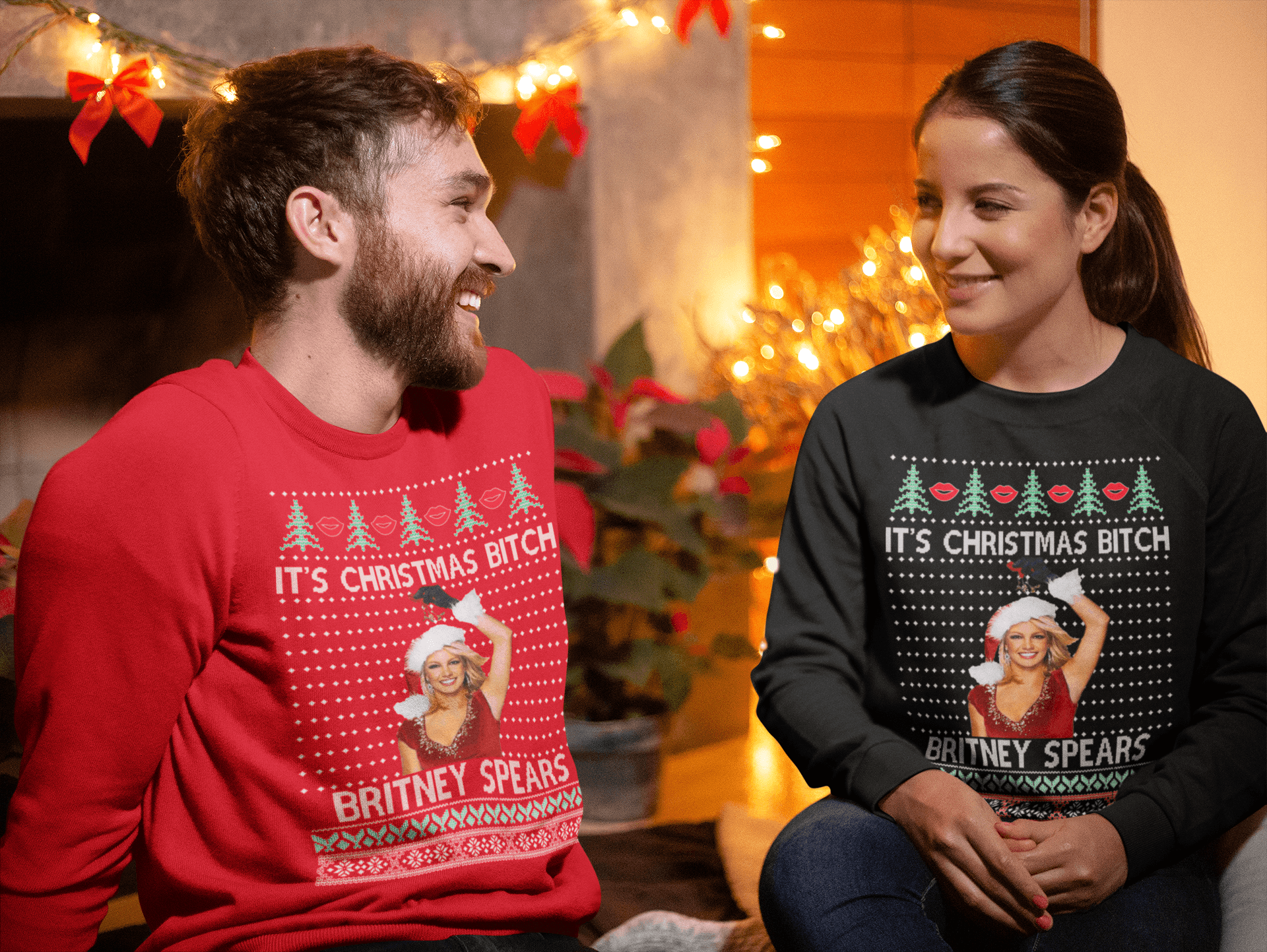 It's Christmas Bitch Ugly Christmas Sweater - TopKoalaTee