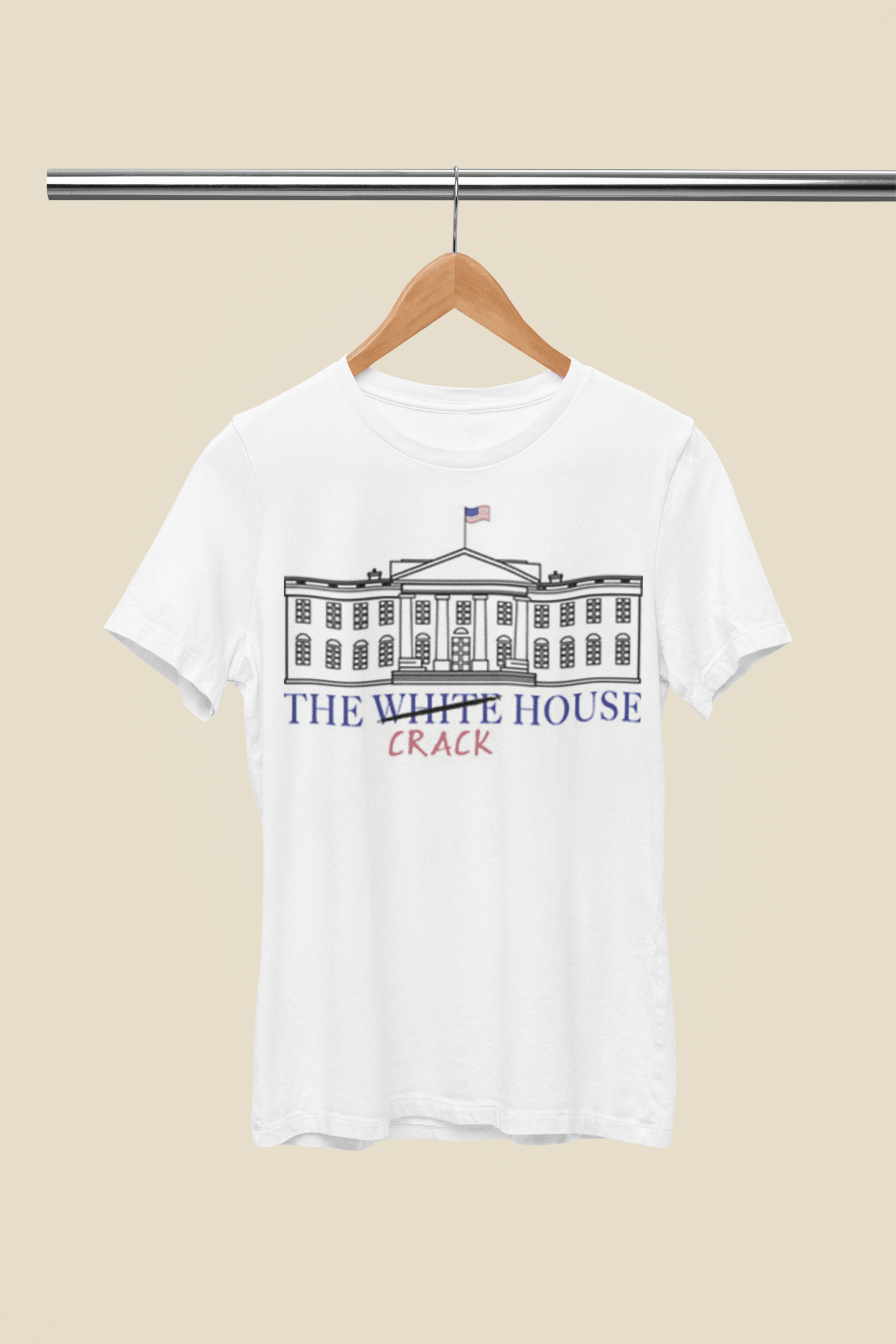 Top Koala Softstyle T-shirt The White/Crack House Unisex Tee - TopKoalaTee