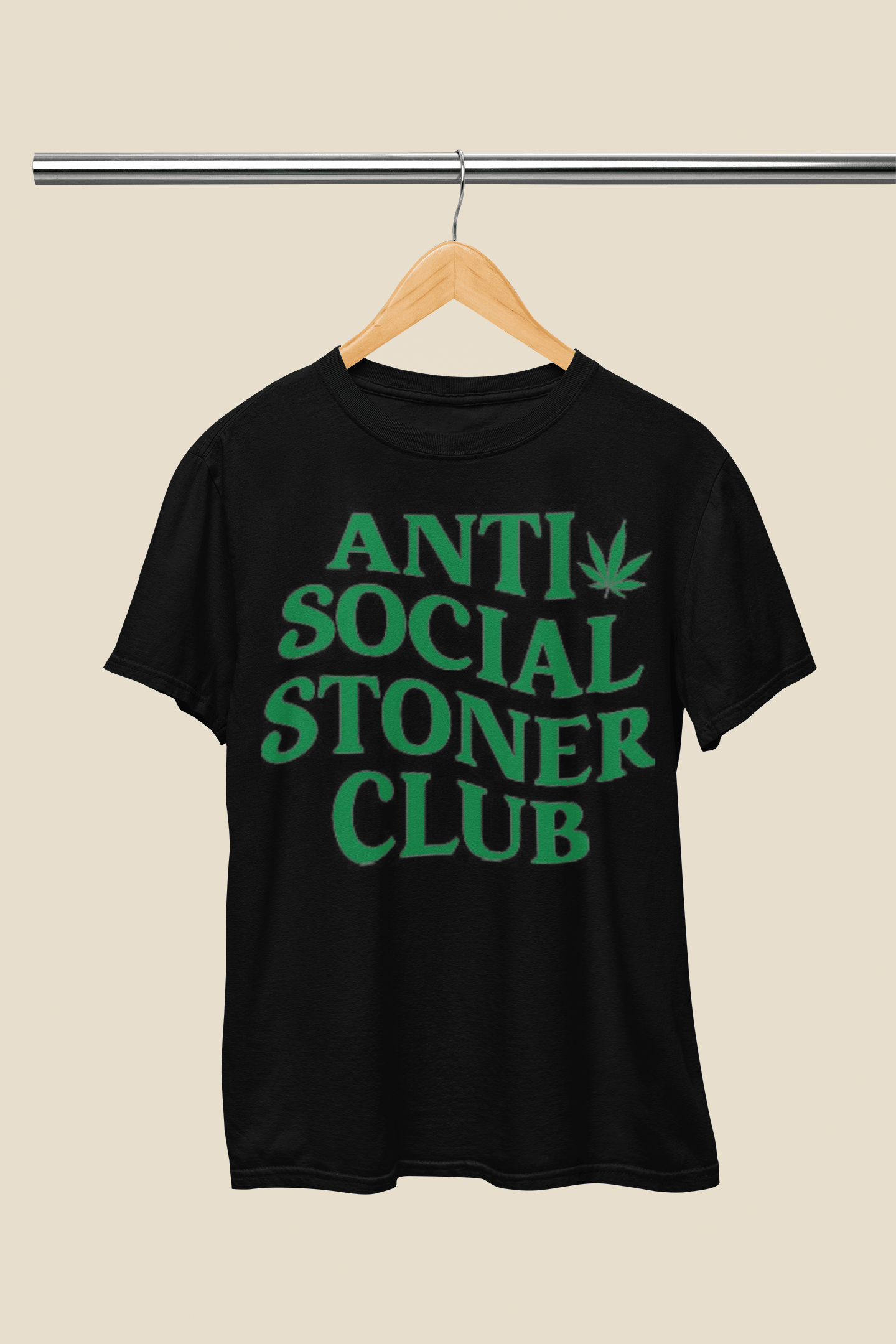 Short Sleeve T-Shirt Top Koala Anti Social Stoner Club Unisex Tee - TopKoalaTee
