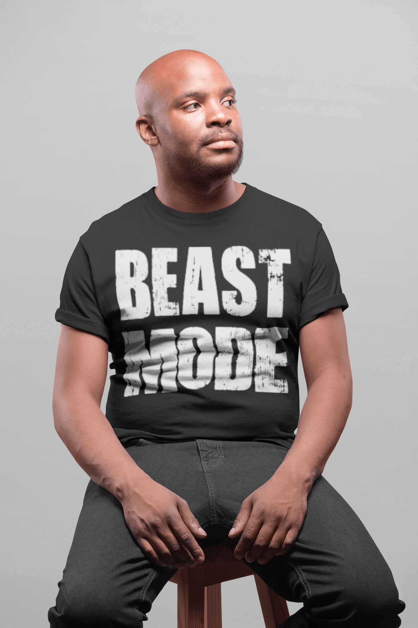 Fitness short sleeve T-shirt Top Koala Sofstyle Beast Mode Unisex Tee - TopKoalaTee