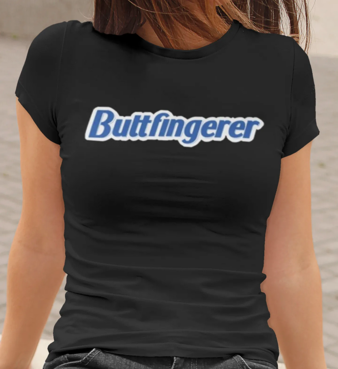 Buttfingerer Short Sleeve DTG Printed Premium Crew Neck Unisex T-shirt