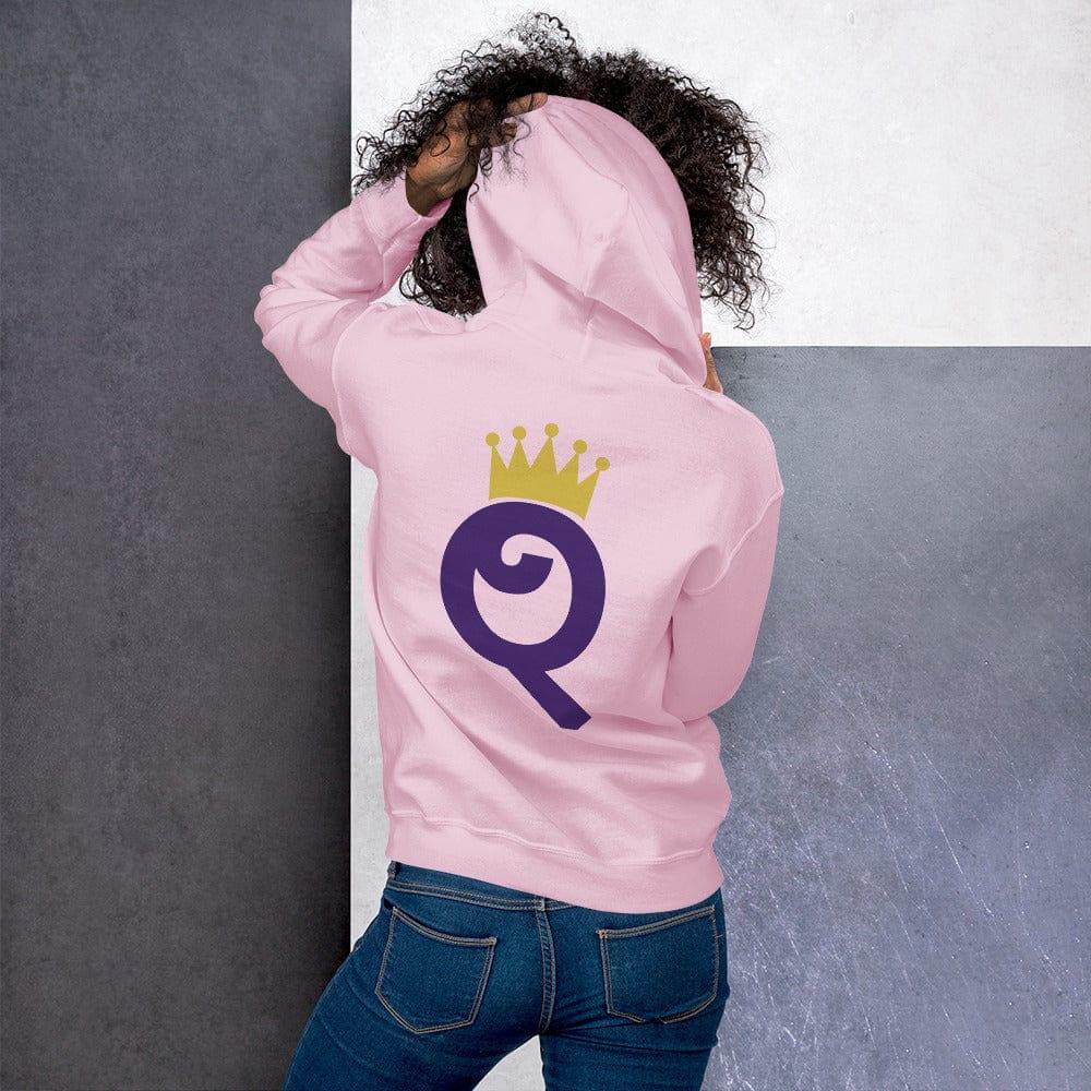 Mother's Day Hoodie Queen with Gold Crown Rear Design Unisex Pullover - TopKoalaTee