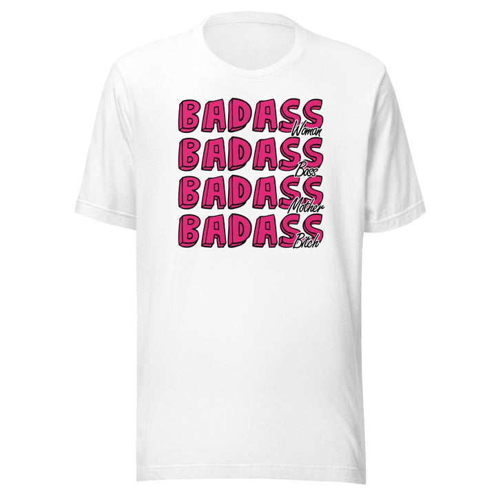 Mother's Day T-shirt Badass Women Mom Badass Wife Badass Bitch Short Sleeve Unisex Top - TopKoalaTee
