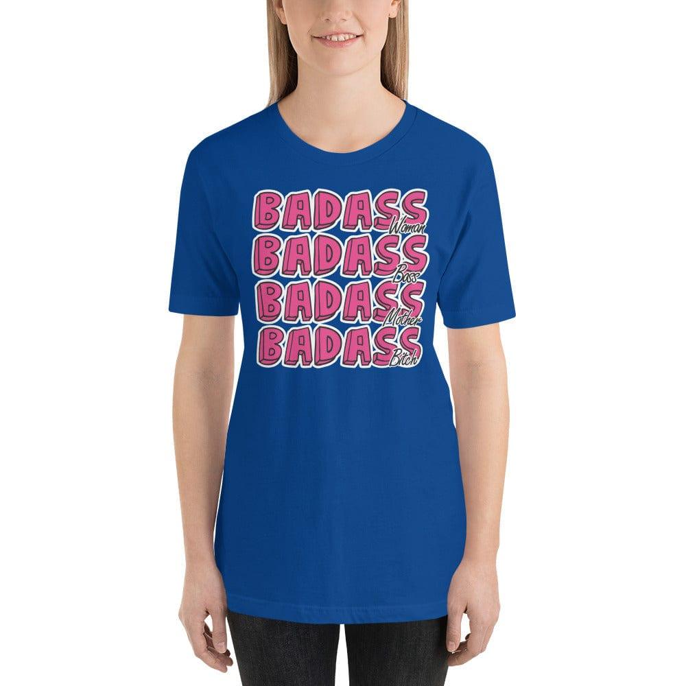 Mother's Day T-shirt Badass Women Mom Badass Wife Badass Bitch Short Sleeve Unisex Top - TopKoalaTee