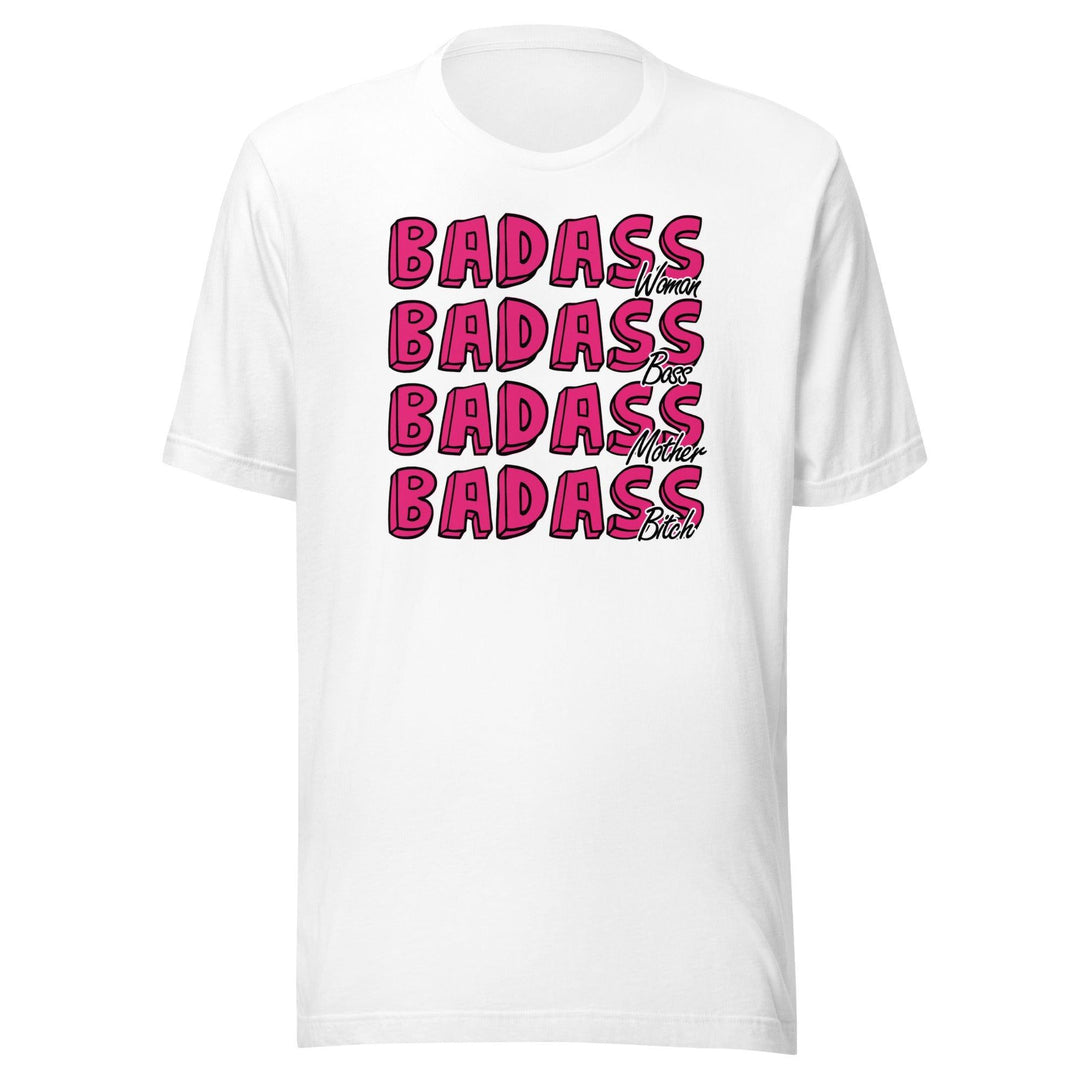 Mother's Day T-shirt Badass Women Mom Badass Wife Badass Bitch Short Sleeve Unisex Top - TopKoalaTee