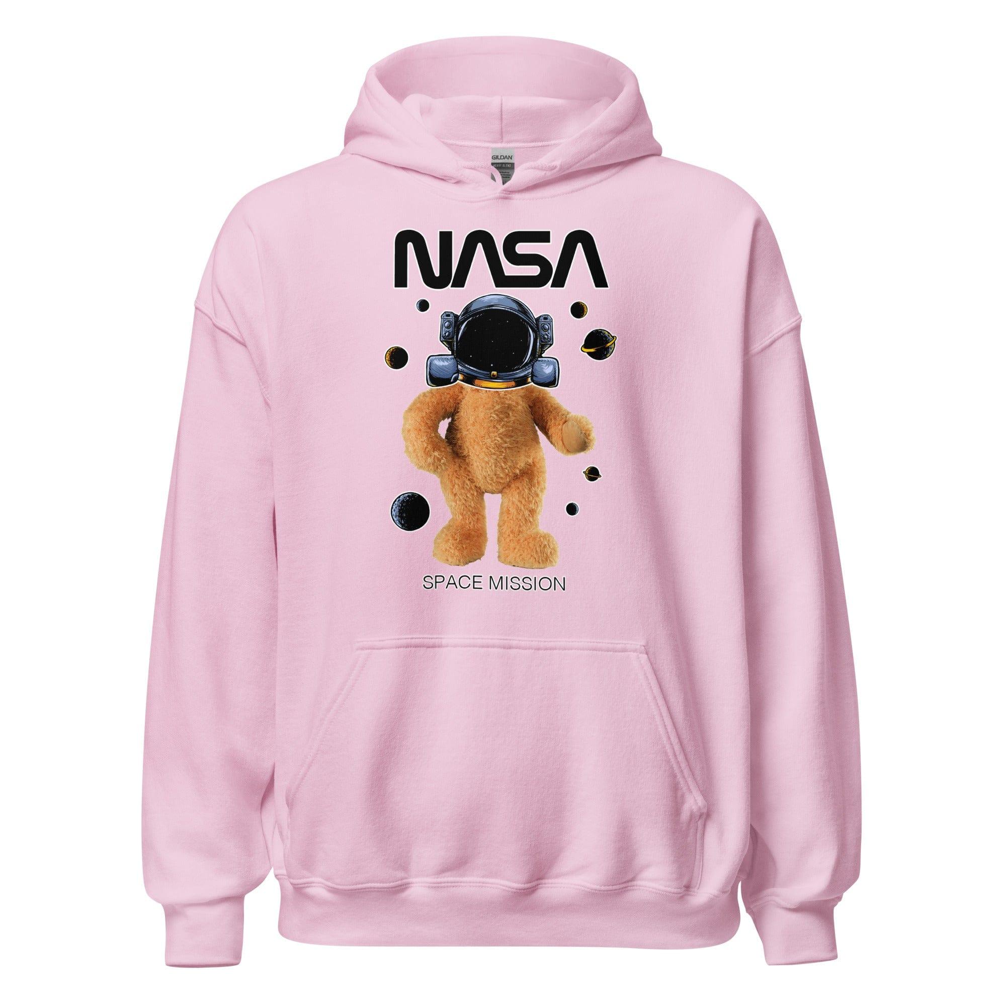 NASA Hoodie Urban Teddy Bear Series Astronaut in Space Helmet Unisex Pullover - TopKoalaTee