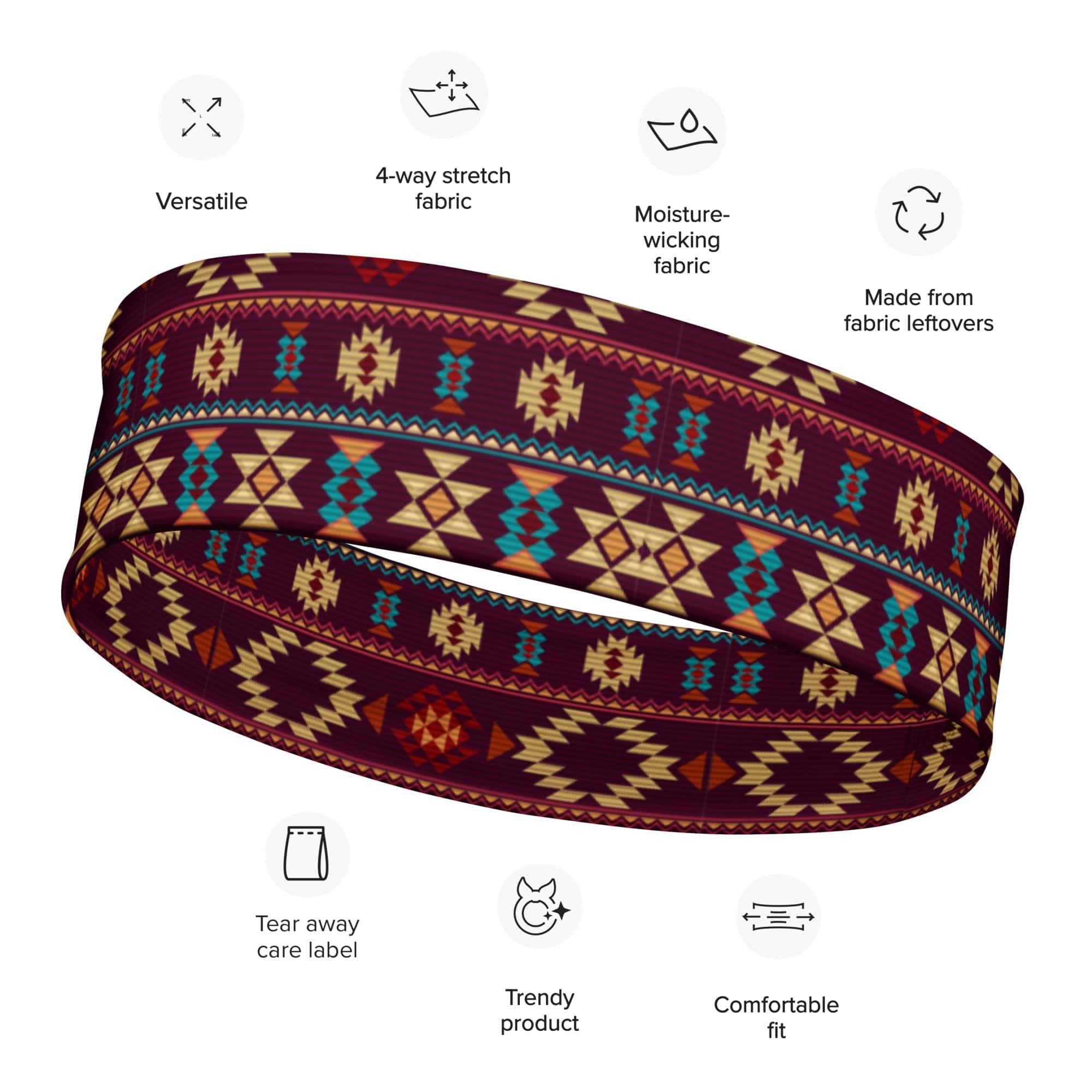 Native American Quick Dry Headband - TopKoalaTee
