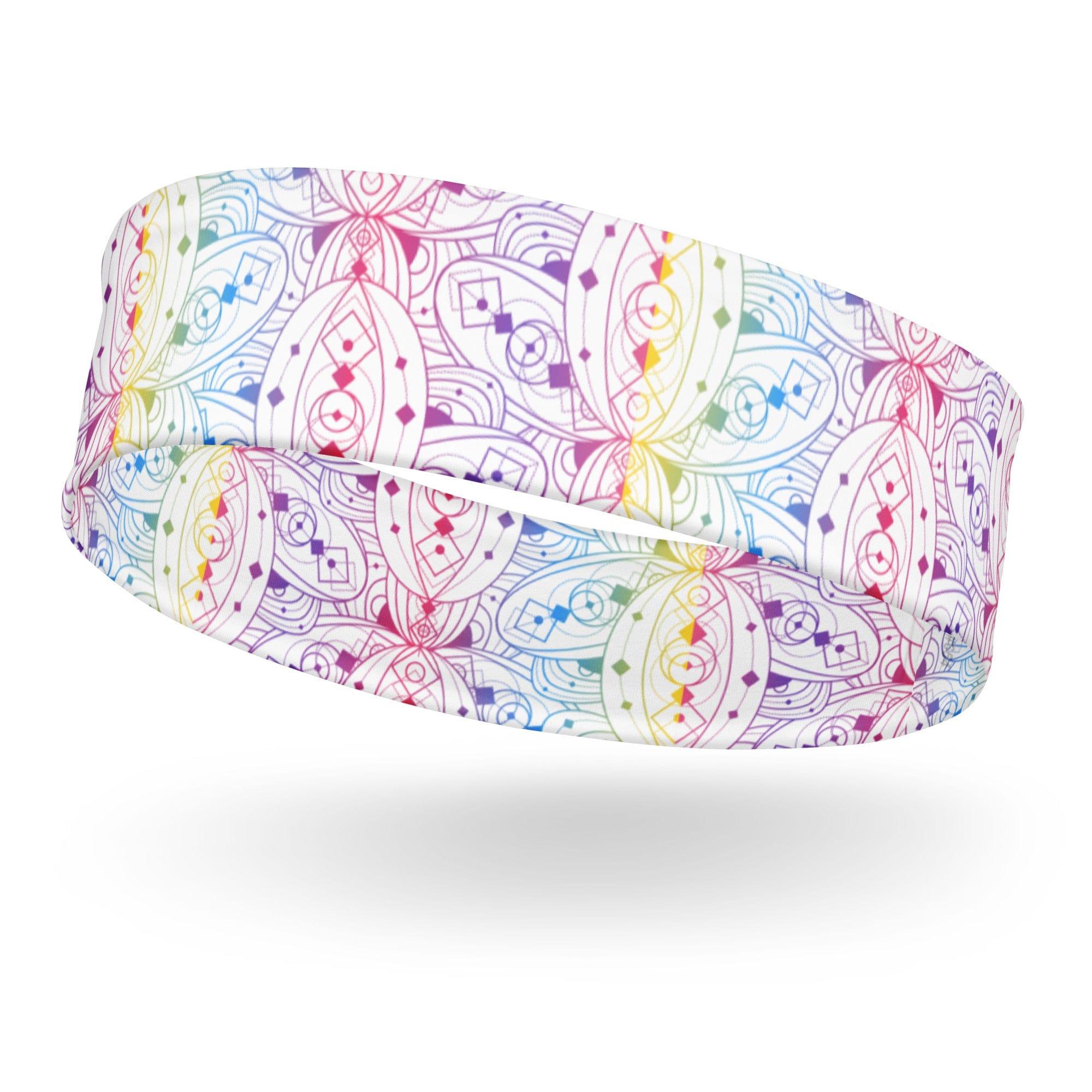 neon-lotus-pattern-white-v1-headband