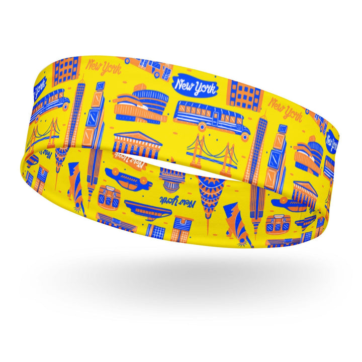 New York City Yellow Cab Pattern Quick Dry Headband - TopKoalaTee
