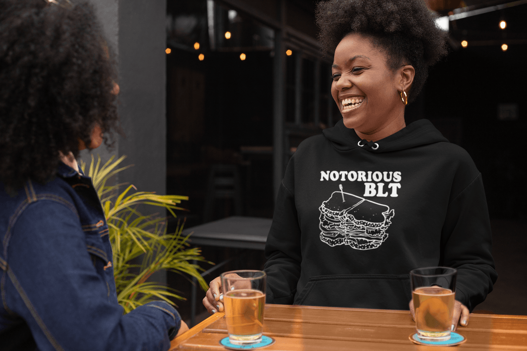 Notorious B.L.T. Hoodie Blended Cotton Midweight Unisex Hoodie - TopKoalaTee