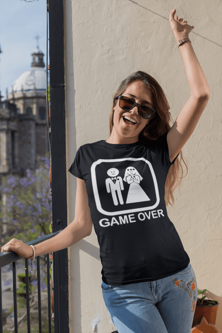 Divorce T-shirt Top Koala Softstyle Game Over Short Sleeve Unisex Tee - TopKoalaTee