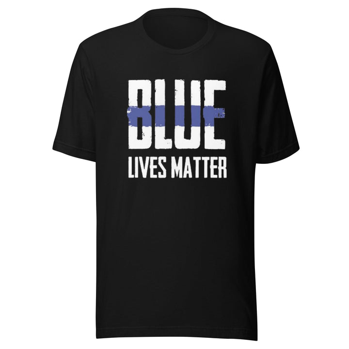 Occupation T-shirt Blue Lives Matter Short Sleeve 100% Cotton Unisex Crew Neck Top - TopKoalaTee