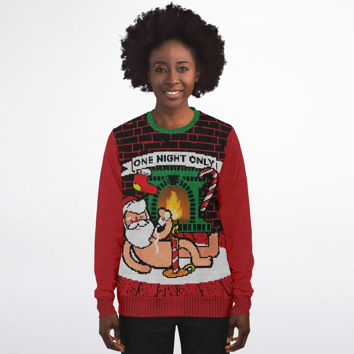 One Night Only Unisex Ugly Christmas Sweater for women 