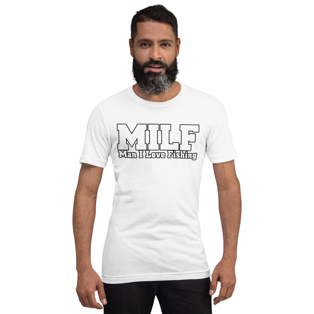 Fishing T-shirt MILF Man I love Fishing Short Sleeve Top Koala Tee - TopKoalaTee