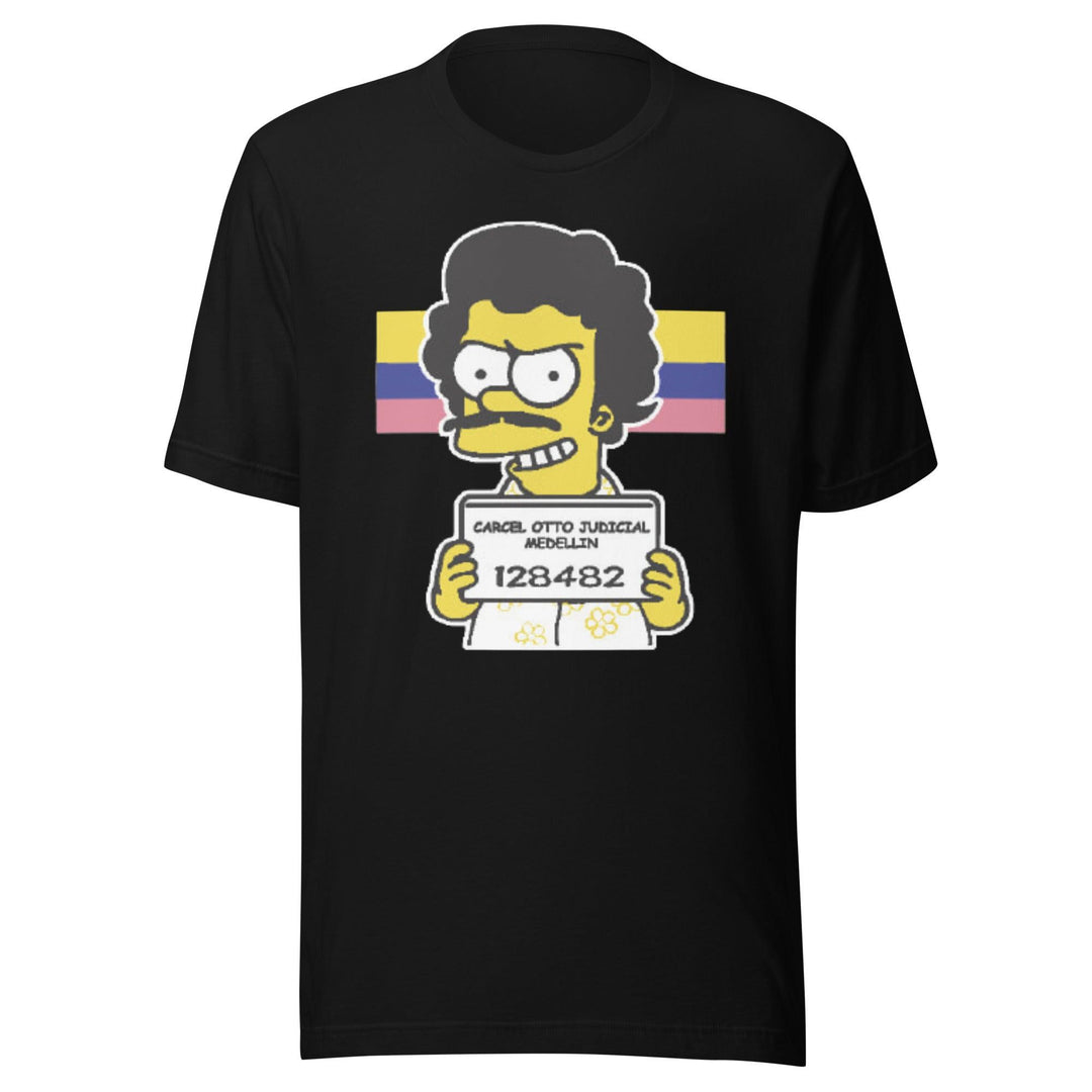 Short Sleeve T-shirt Top Koala Softstyle Pablo Escobar Simpson Unisex Tee - TopKoalaTee