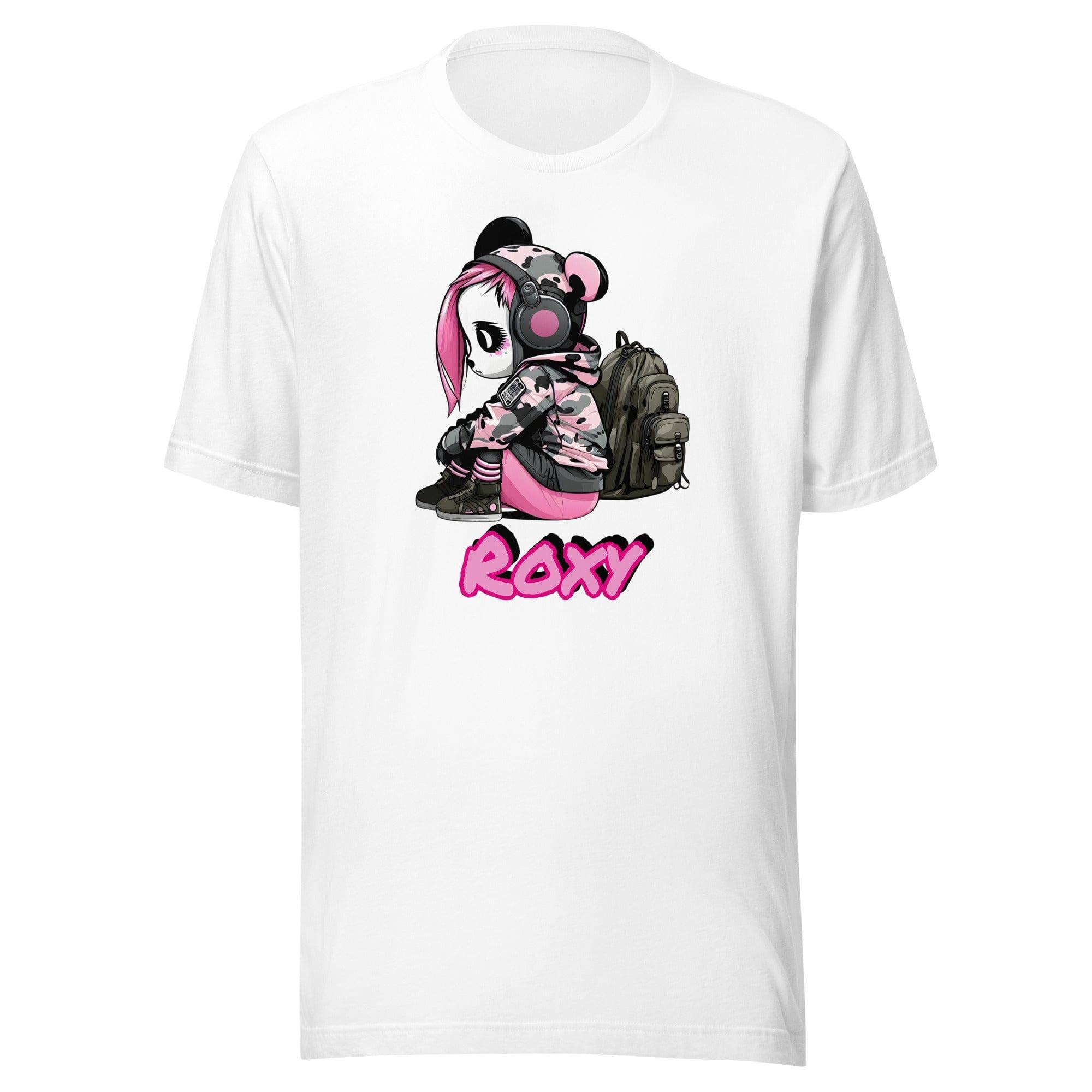 Panda T-shirt Street Girl Panda Series Roxy Short Sleeve Top - TopKoalaTee