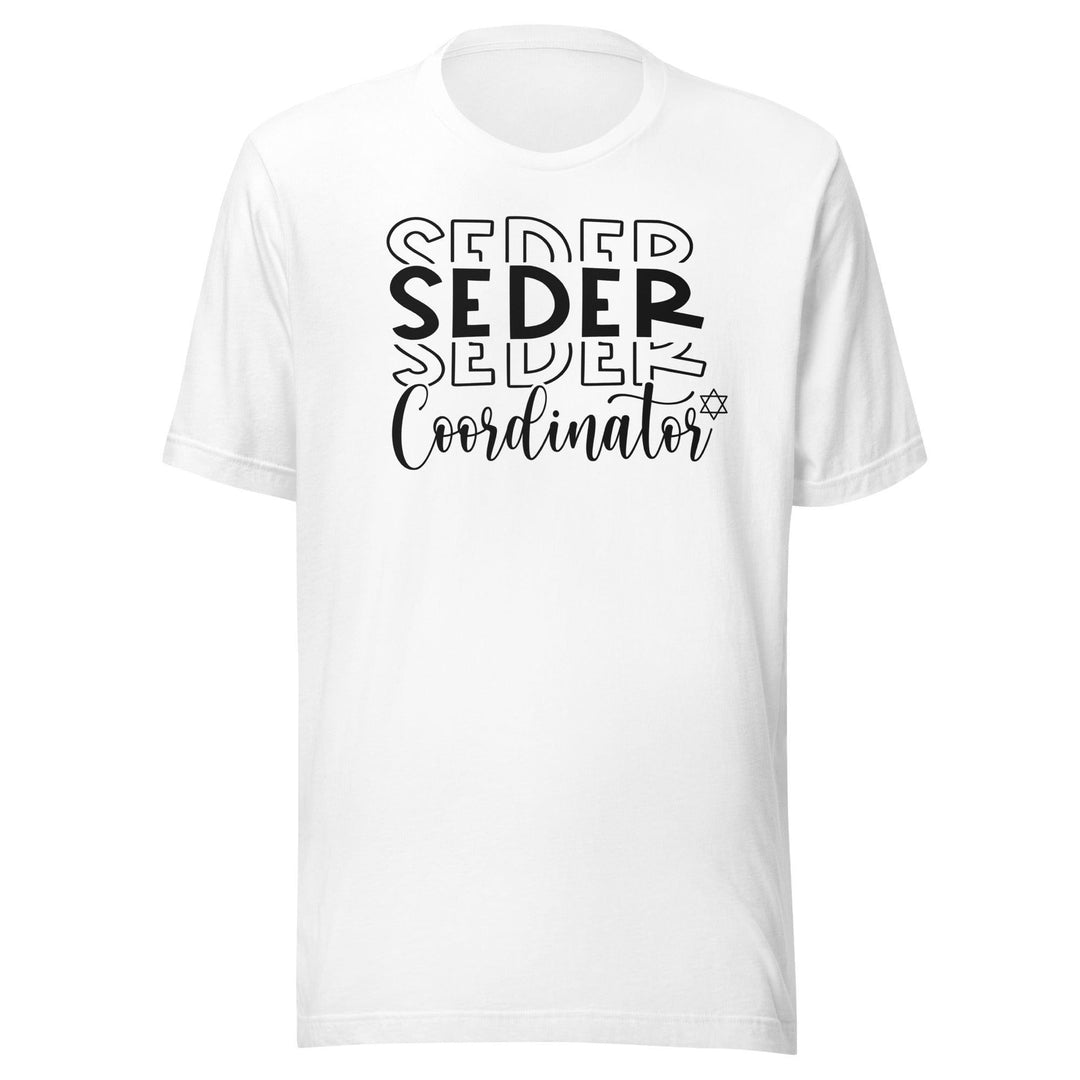 Passover T-shirt Seder Coordinator Short Sleeve Top - TopKoalaTee