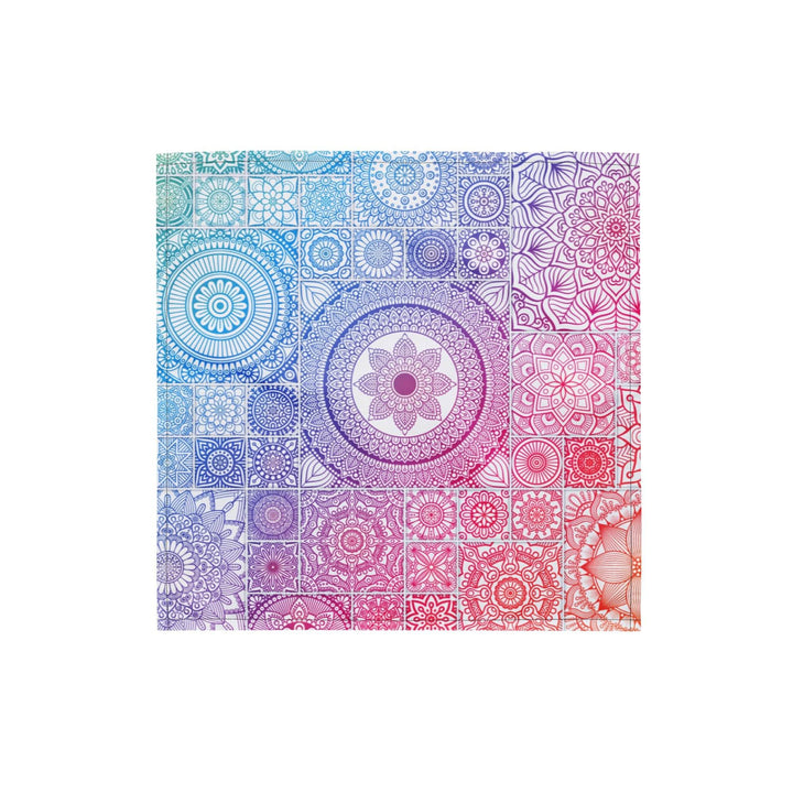 Pastel Colored Mandala Pattern Designer Bandana Neck Scarf - TopKoalaTee