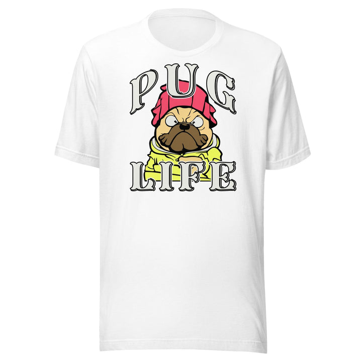 Pet Lover T-shirt Pug Life Short Sleeve Unisex Top - TopKoalaTee