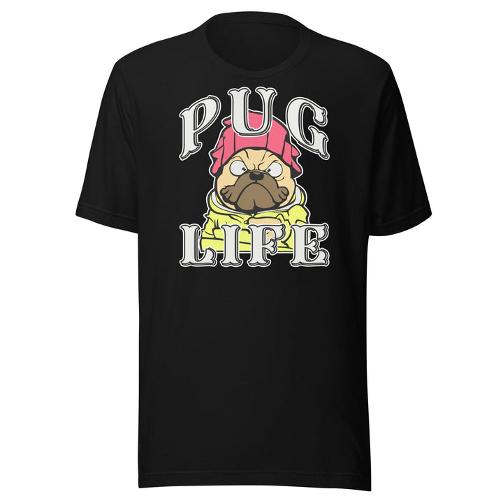 Pet Lover T-shirt Pug Life Short Sleeve Unisex Top - TopKoalaTee