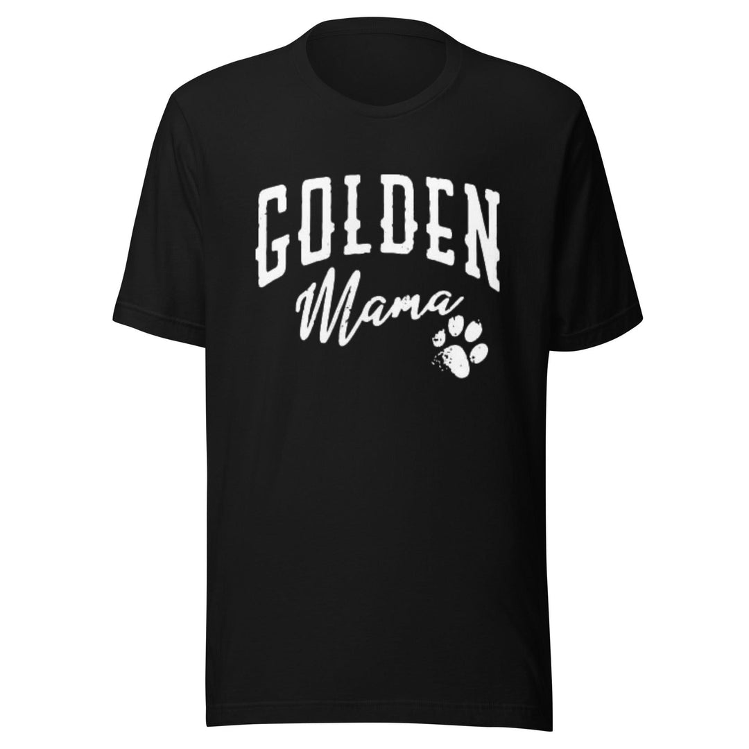 Pet Owner T-shirt Golden Mama Short Sleeve 100% Cotton Crew Neck Top - TopKoalaTee