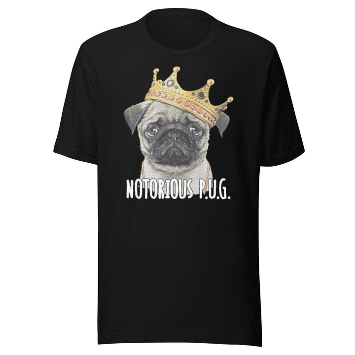 Pet Owner T-shirt The Notorious P.U.G Short Sleeve Soft Style Cotton Top - TopKoalaTee